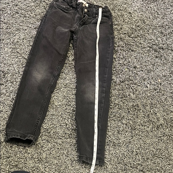 Levi's Kids Black Tapered Jeans | size 7x - Picture 7 of 8